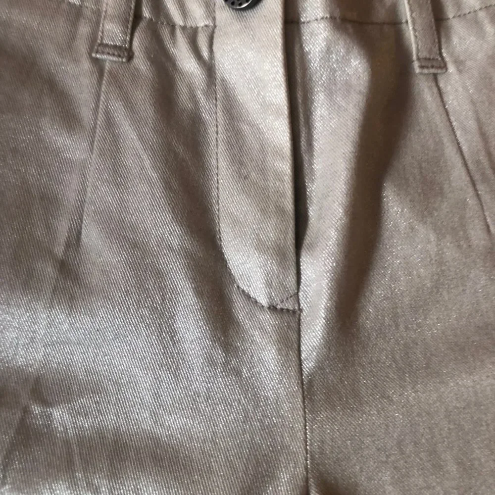 Kelly Wearstler Metallic White Pants - NEVER WORN.- Tag part semi attached - Picture 6 of 10